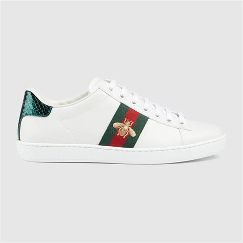 gucci sneaker bianco|original gucci bee sneakers.